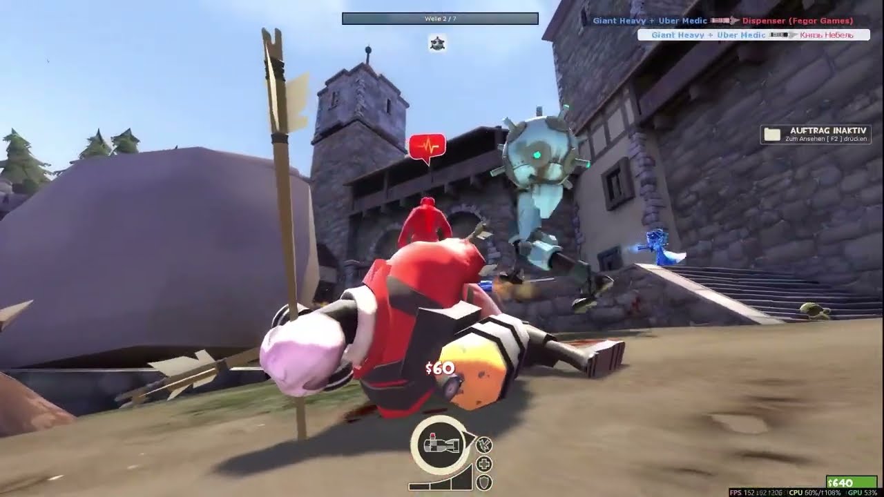 TF2: MVM Advanced 2/4 - Два города: Сельский сволочизм (игра за снайпера/пиро)