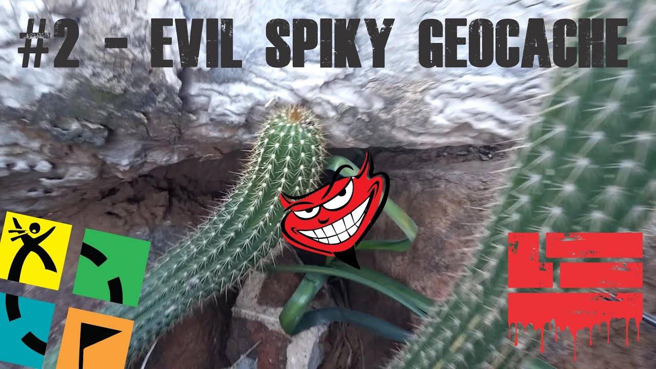EVIL SPIKY GEOCACHE HIDE! | Geocaching Vlog #2