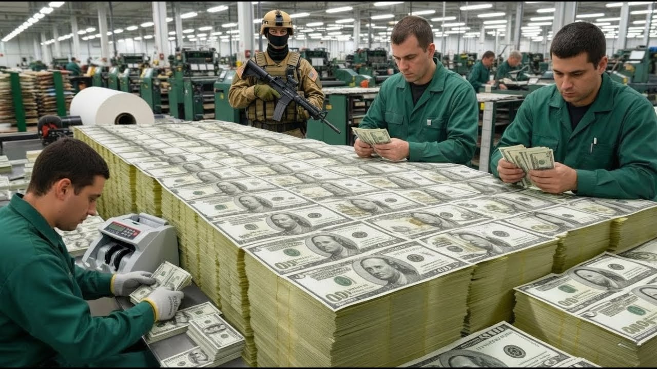 Inside the Dollar Factory: How the World’s Most Secure Currency Is Made (Full Process)