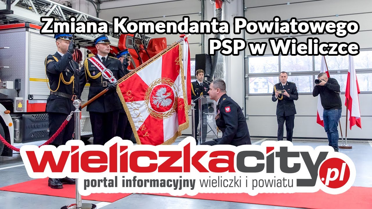 Zmiana Komendanta Powiatowego PSP w Wieliczce