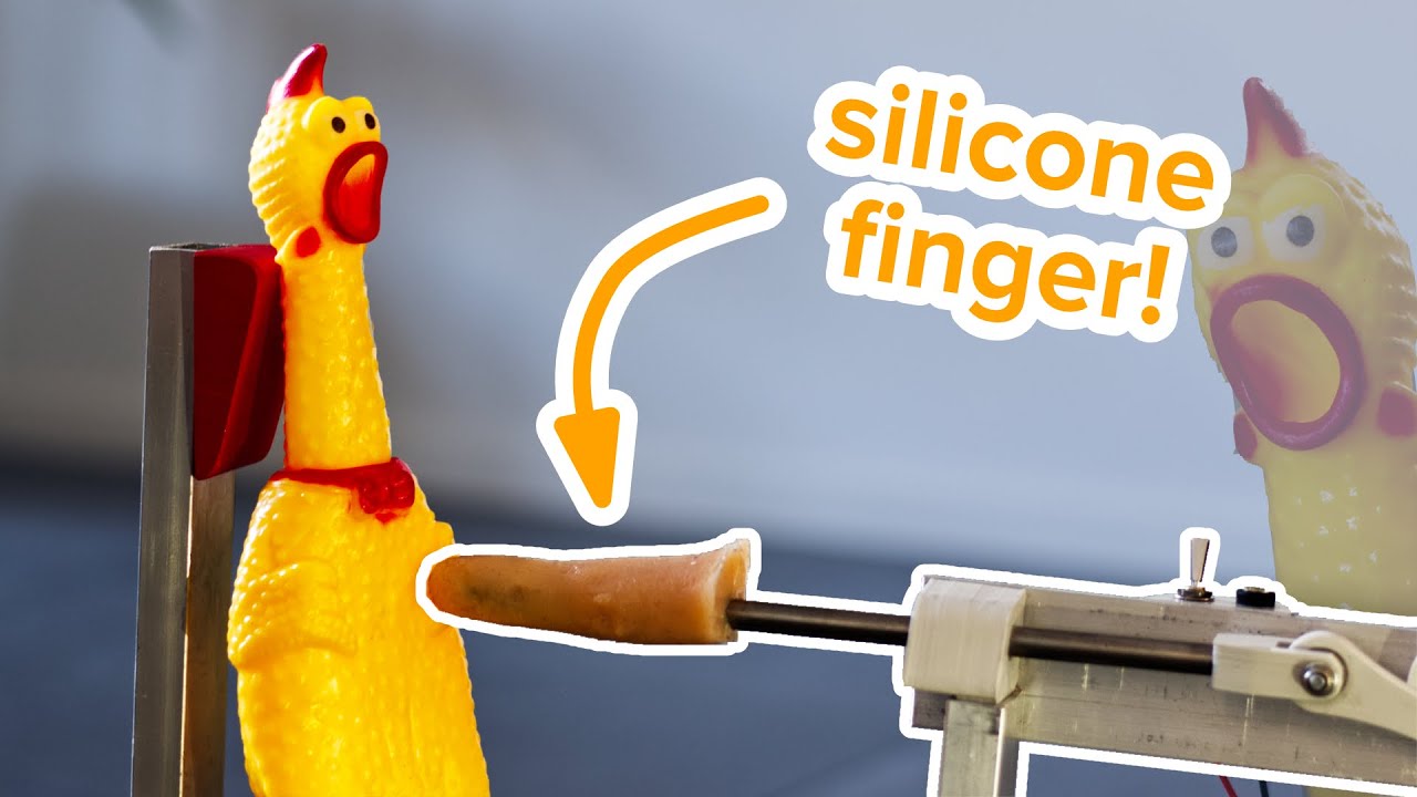 The Automatic Chicken Pusher! - Rubber Chicken Machine