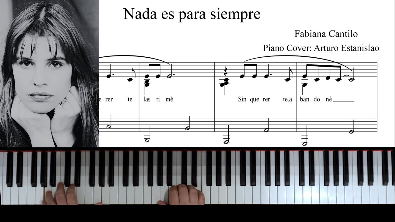 Nada es para siempre - Fabiana Cantilo | Piano Cover + Partitura Gratis I