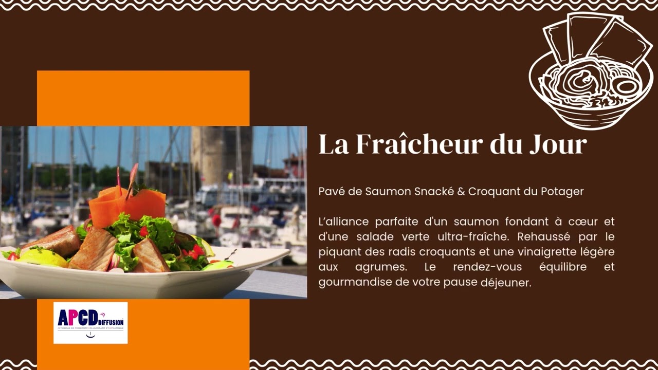 Le plat du jour qui fait craquer avant de s'asseoir — Affichage dynamique APCD Diffusion