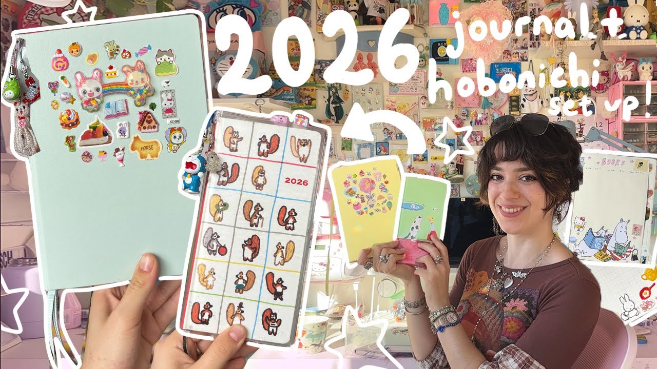 ☆ Оформление блокнота Hobonichi на 2026 год + дневник! :･ﾟ☆✧