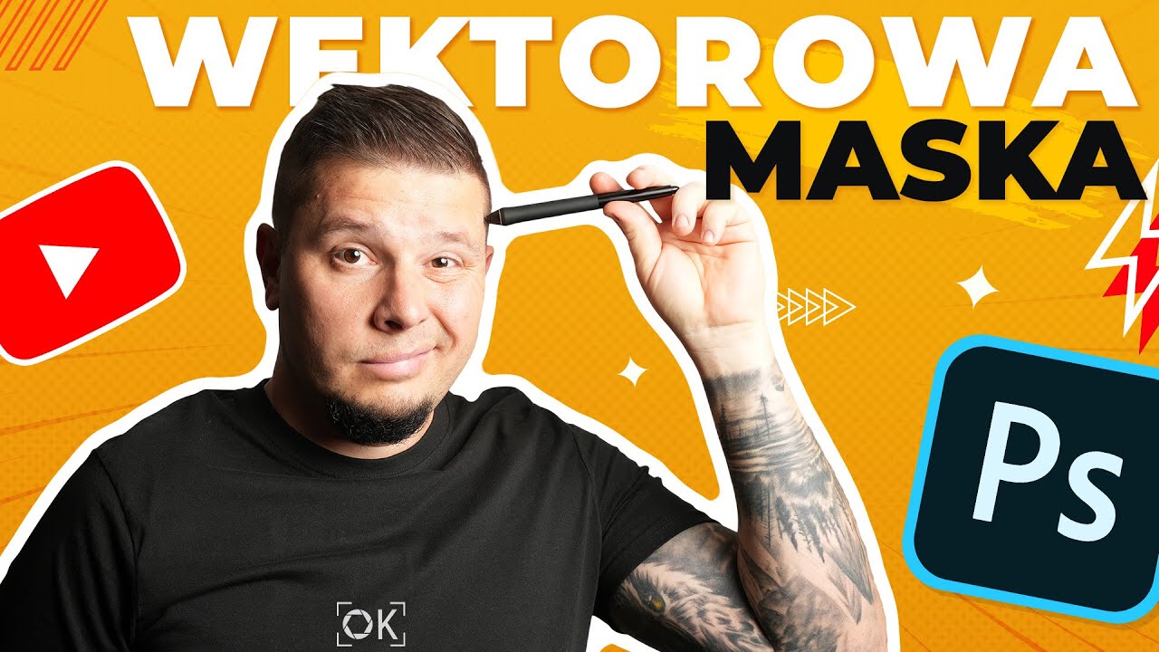 Ta maska nie traci jakości 🤡 Poradnik o maskach wektorowych w Photoshopie