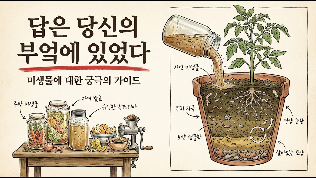 심지어 죽은 식물도 폭발적으로 자랐다! 정원에 이 0달러 미생물 액체를 사용하세요