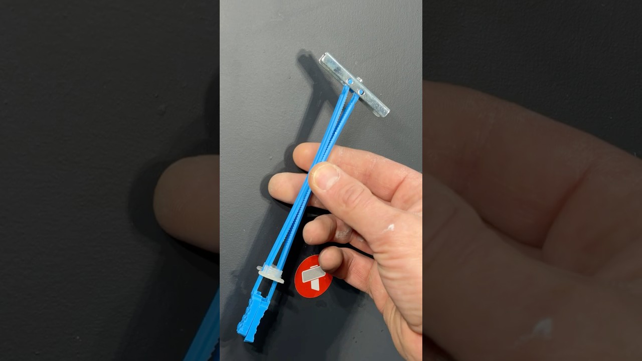 Дюбель Knauf для гипсокартона 😎👍 #diy #tools #tricks #experiment