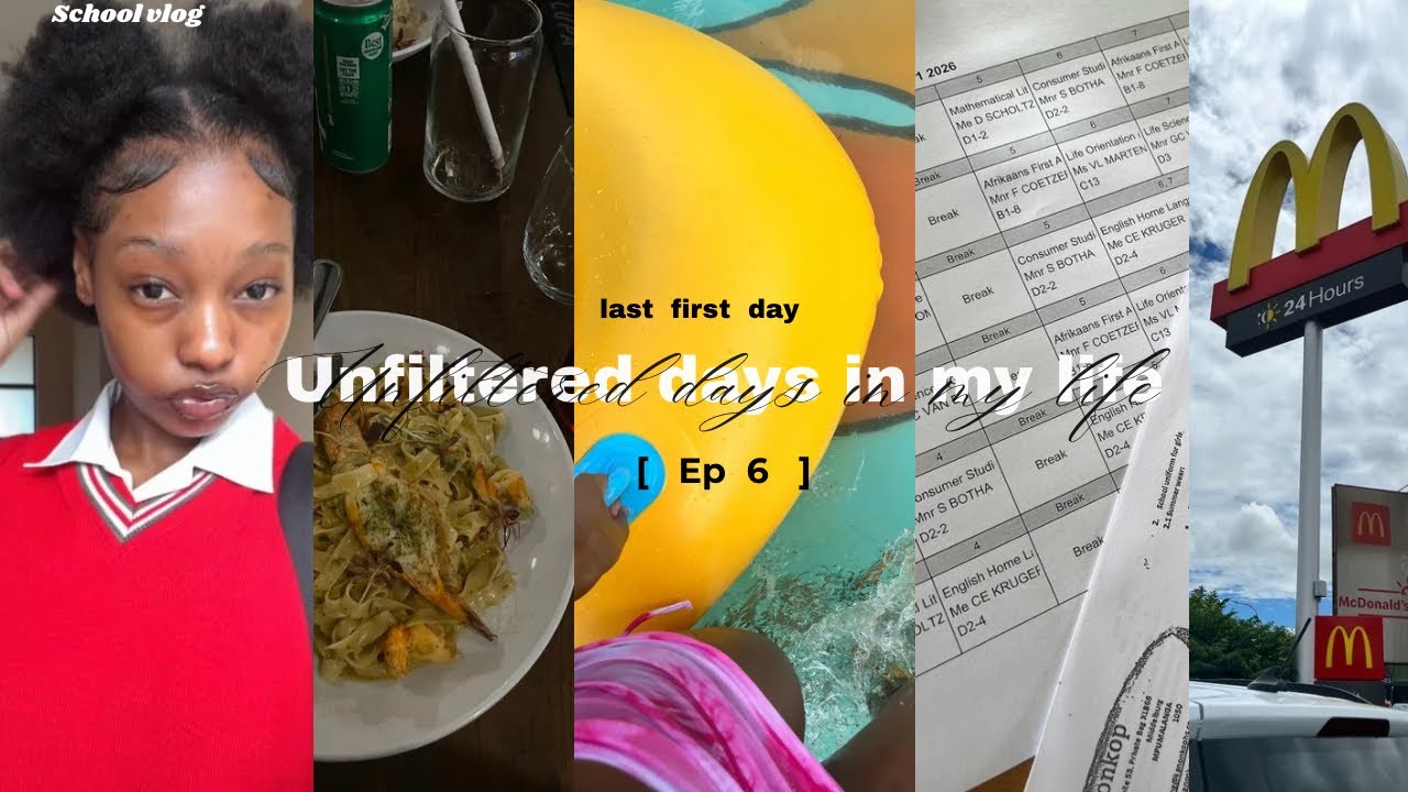 Unfiltered Days In My Life ep 6 [ back to school ; outings  ; photoshoot and more ] South African🇿🇦 
