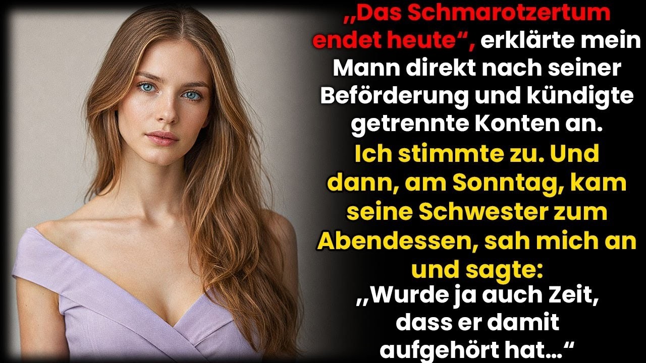 Nach seiner Beförderung nannte mich mein Mann „Schmarotzer“ – also ließ ich ihn alles selbst zah