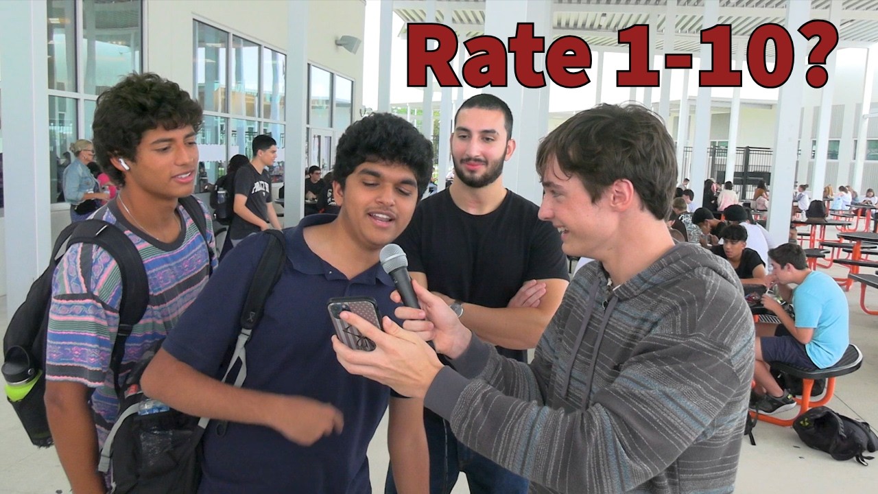 Rate yourself then others 1-10 (High School)