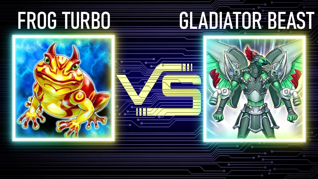 Frog turbo vs Gladiator beast | Edison Format | Dueling Book