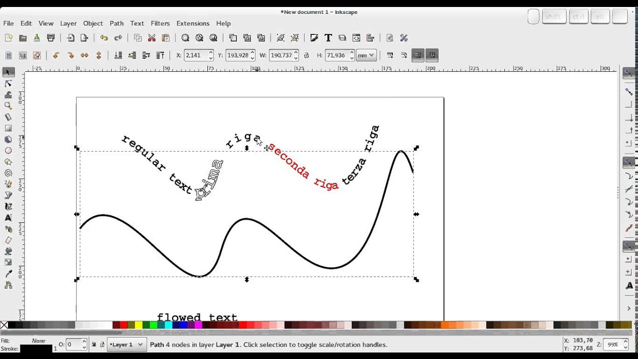 Inkscape - 11 Testi