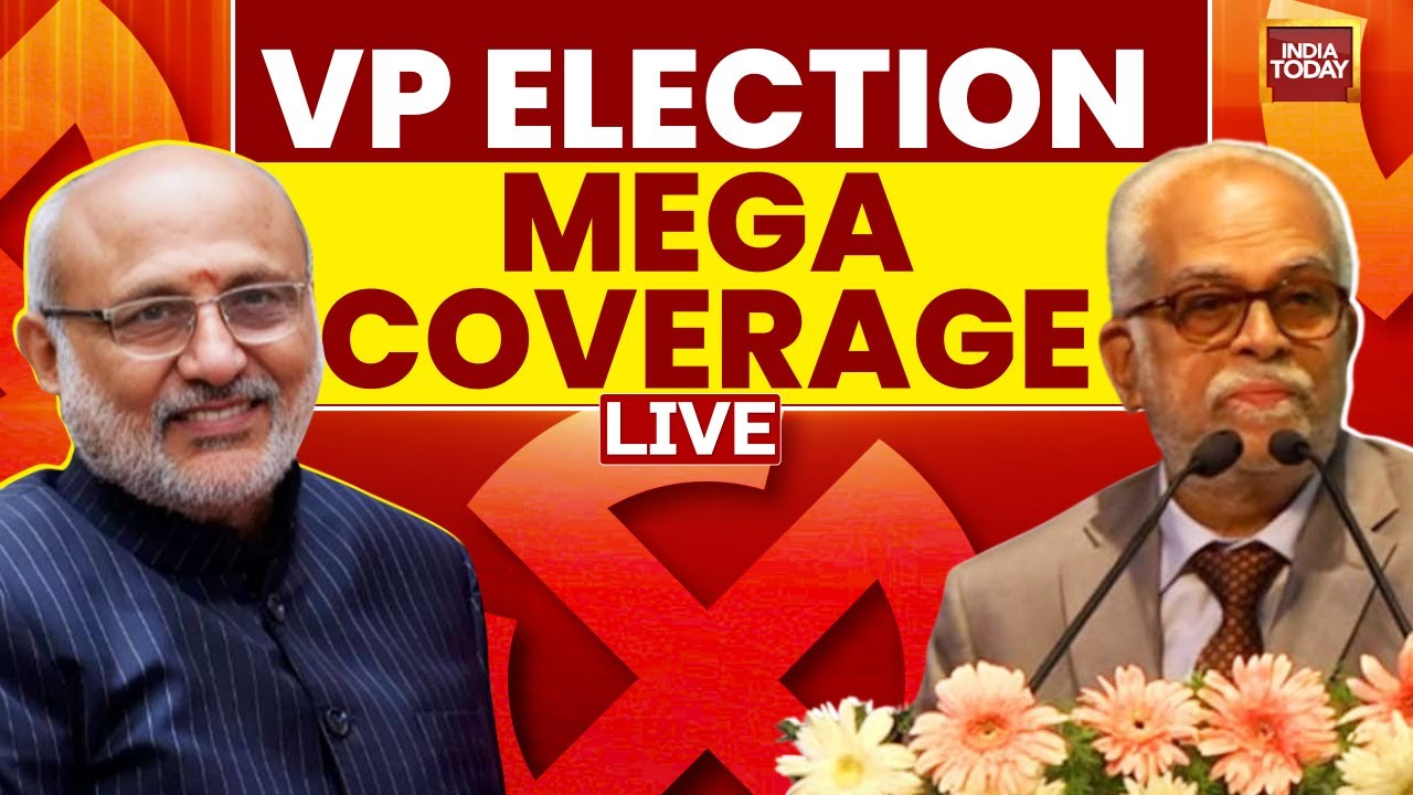 Vice President Election Mega Coverage Live: NDA Vs 'INDIA' | CP Radhakrishan Vs Sudershan Reddy