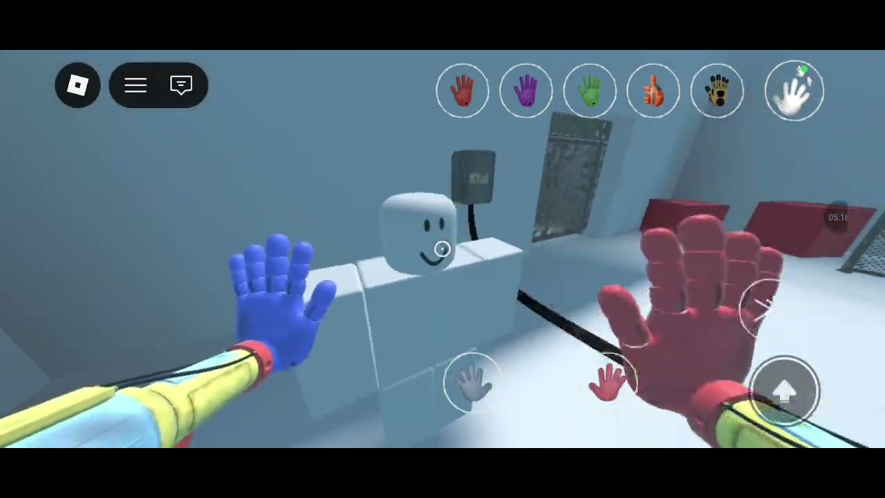 Jugando el juego de prueba de grabpack