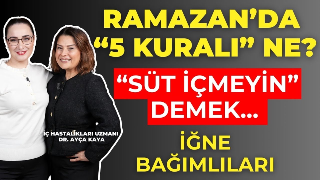 1 yıl sonra sürdüremeyeceğiniz diyeti yapmayın! Konuğumuz Uzm. Dr. Ayça Kaya
