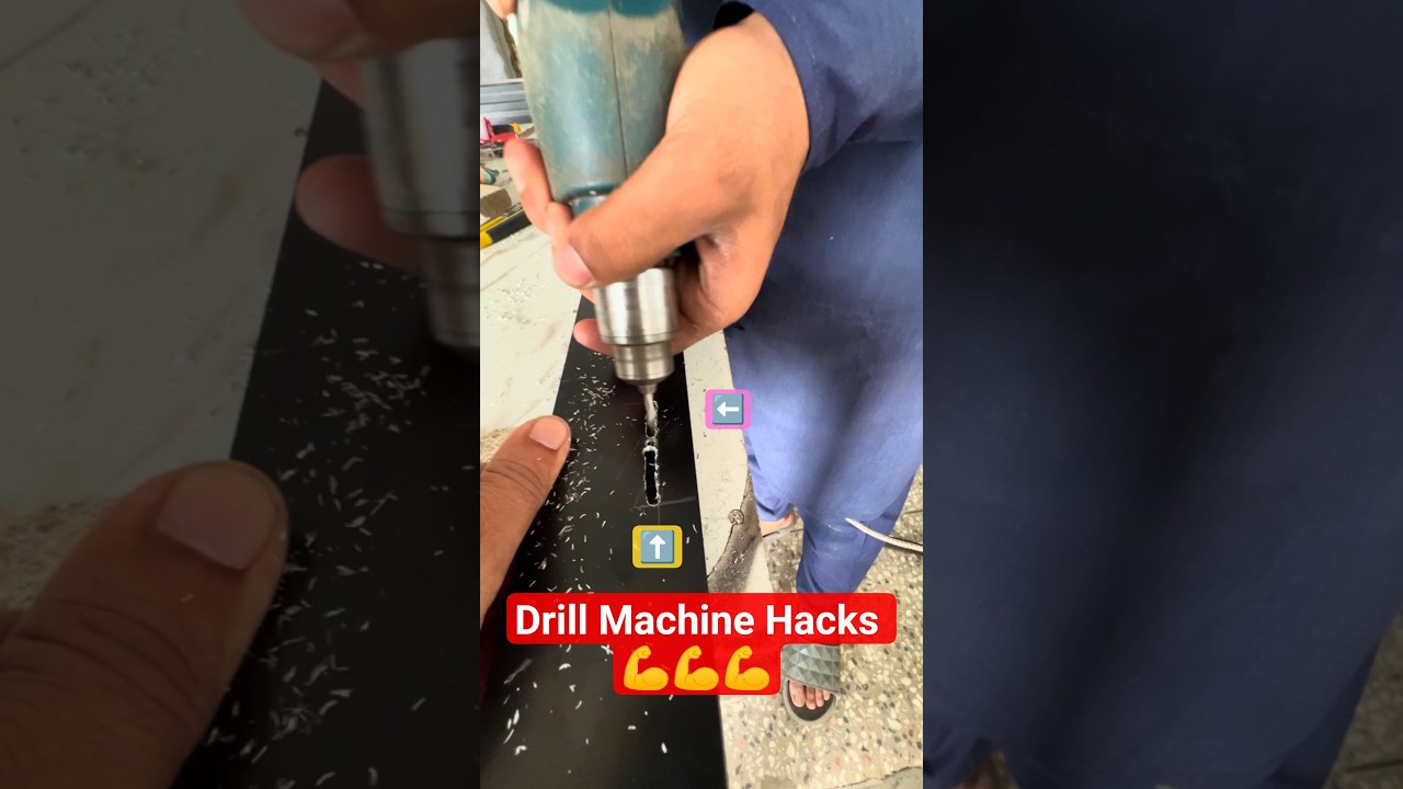 🔥 Crazy Drill Tricks That Actually Work 😱 #amazingmachinery