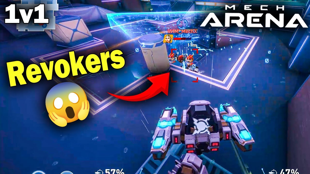 1v1 Custom Match: Can I Defeat a 10,000 SP Player with Revoker? 🤔🔥|| Mech Arena PC Gameplay