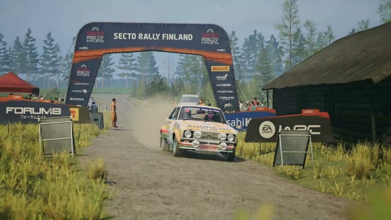 Let's drive Ford Escort MK2 at Leustu Finland.
