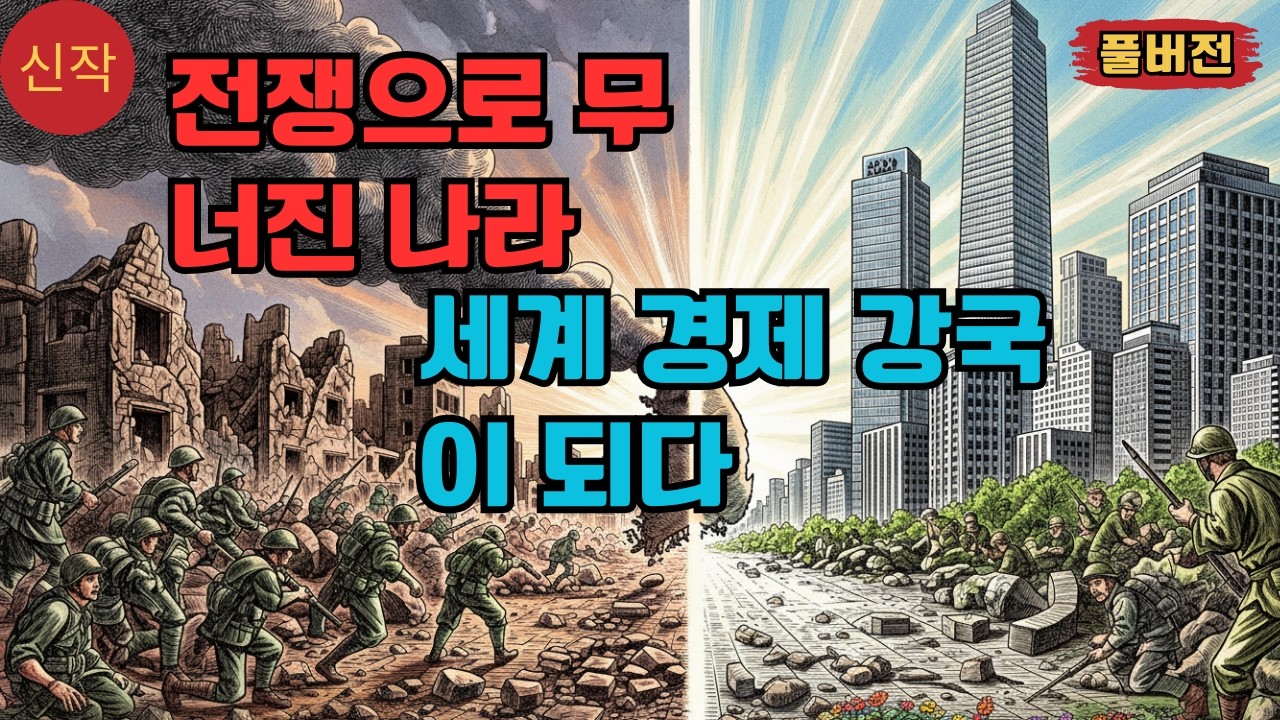 전쟁으로 모든 것이 무너졌던 한국 어떻게 세계 경제 강국이 되었을까｜이불 속 역사이야기