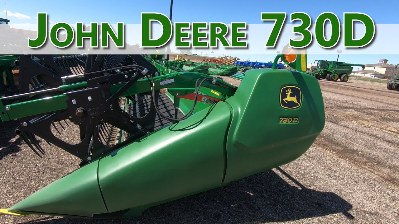 Get The Grain In!  The John Deere 730D Draper Header