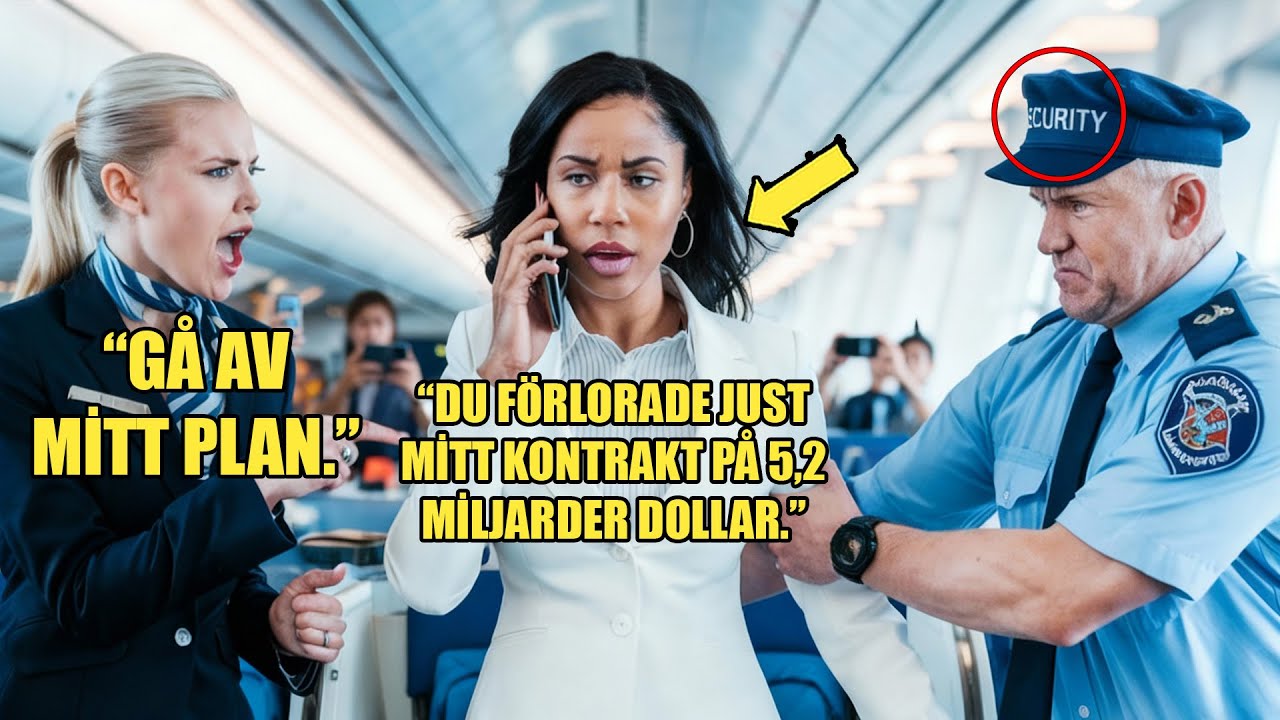 Rasistisk vakt släpar svart VD från plan — Hon avbryter $5 miljarder-affären