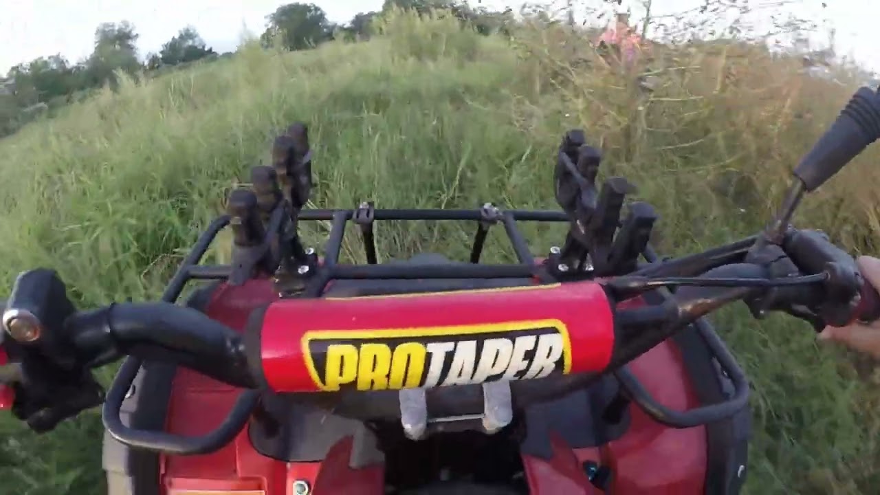 ATV Adam July 4th 2025 Offroading Video Riding my 4wheeler on dirt roads and tall grass trails.