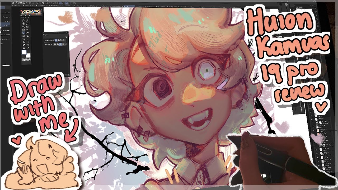 Hesper speedpaint + huion kamvas 19 pro review