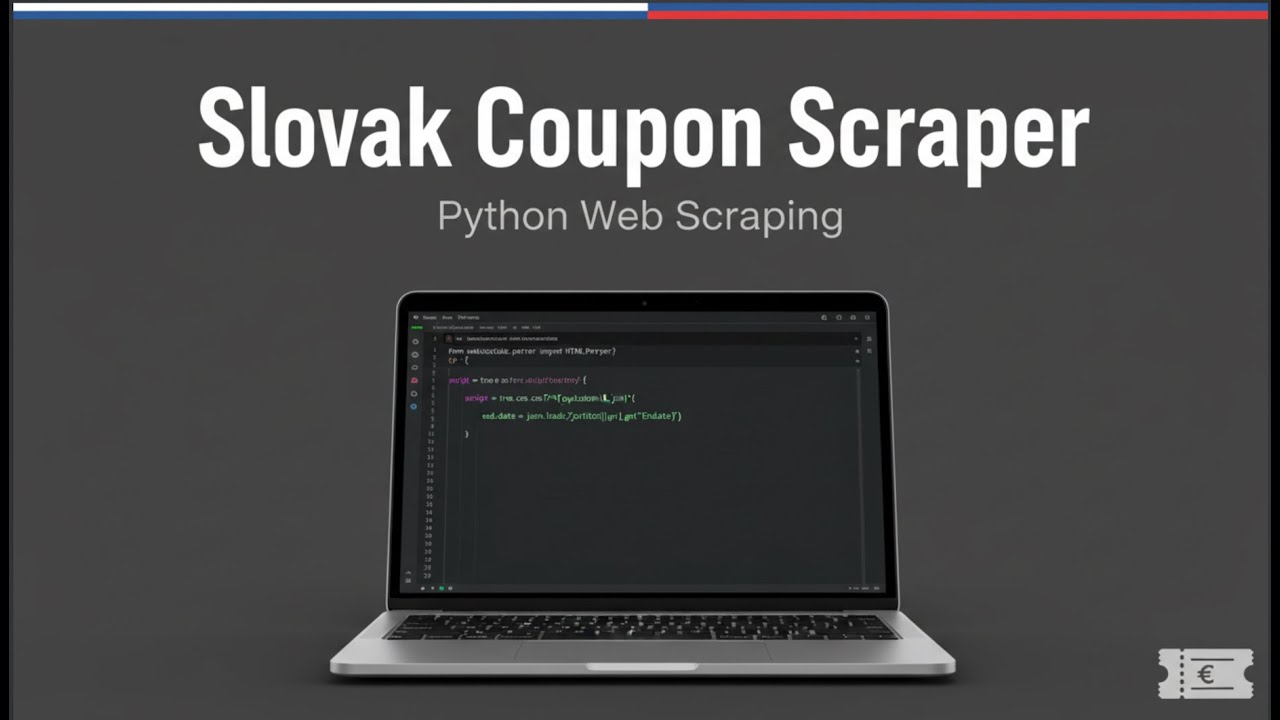 Slovak Coupon Web Scraping Tool in Python Showcase