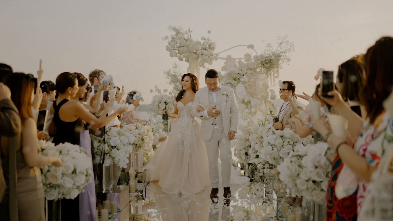 Destination wedding at Sri Panwa Phuket. Wedding cinematic services in Phuket, Samui, Krabi.
