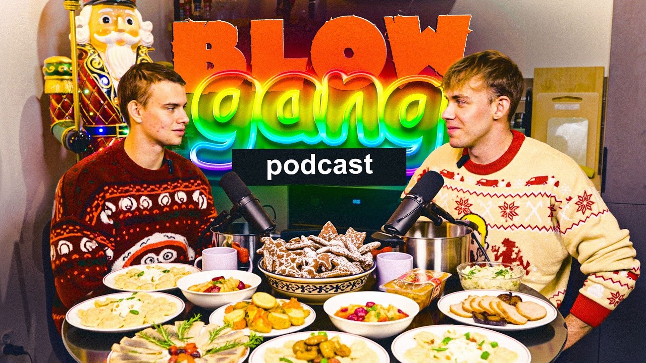 MUKBANG WIGILIJNY - BLOWGANG PODCAST ODCINEK 5 łatwogang x blowek