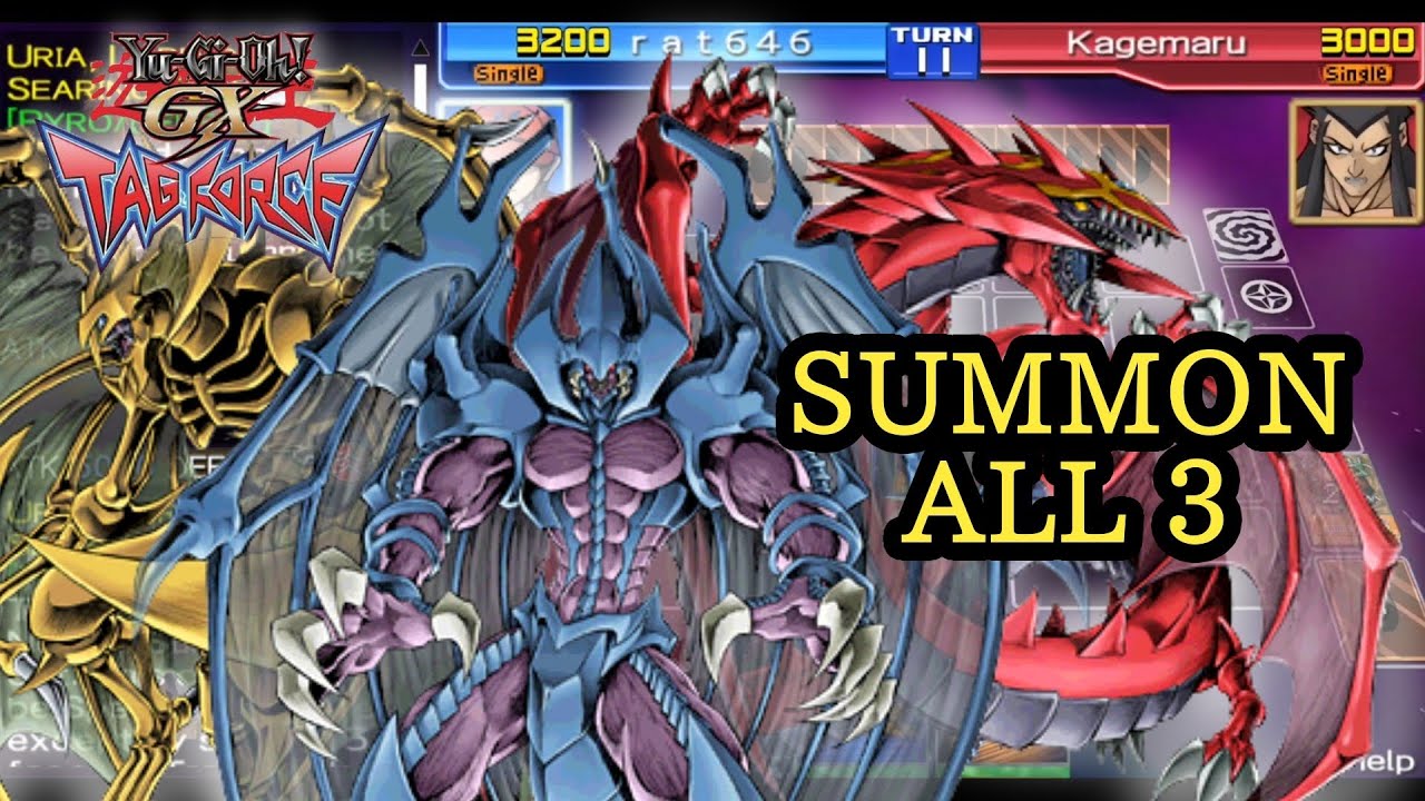 Sacred Beasts vs. Kagemaru [ Yugioh GX Tag Force 1 ]