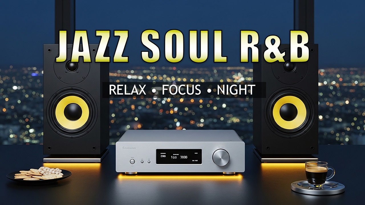 Smooth Jazz & Soulful R&B Lounge 🎧 – Soft Instrumentals for Relaxed Evenings & Stress-Free Listening