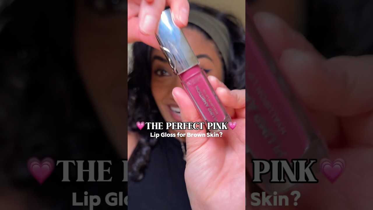 ITS GIVING THE PERFECT BARBIE PINK GLOSS 💞👀 [shade & product 🔗ed in description⬇️]