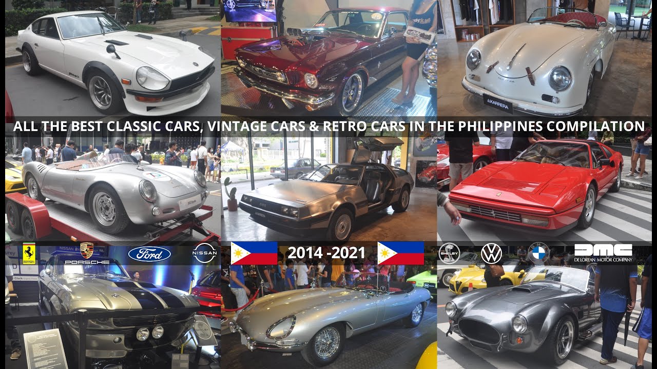 All the Best Classic Cars, Vintage Cars & Retro Cars in the Philippines Compilation