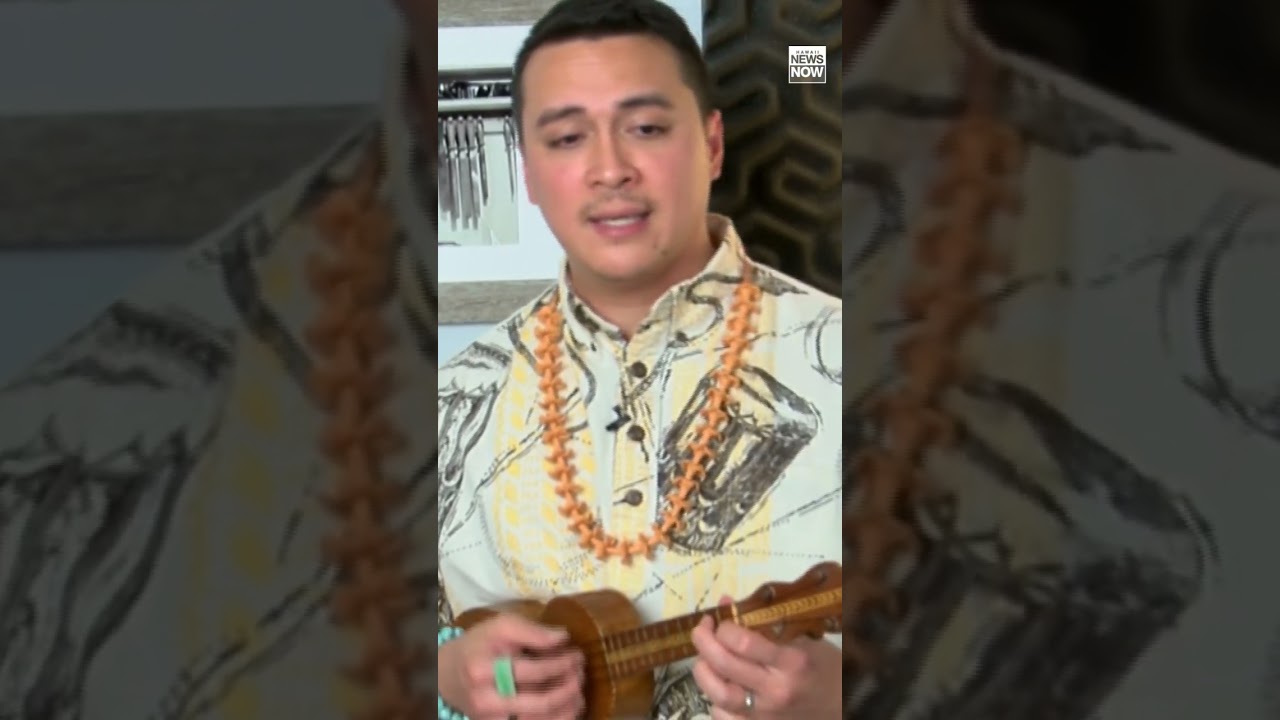 David Woodward performs rendition of 'Beautiful Ilima' on ukulele from 1800s