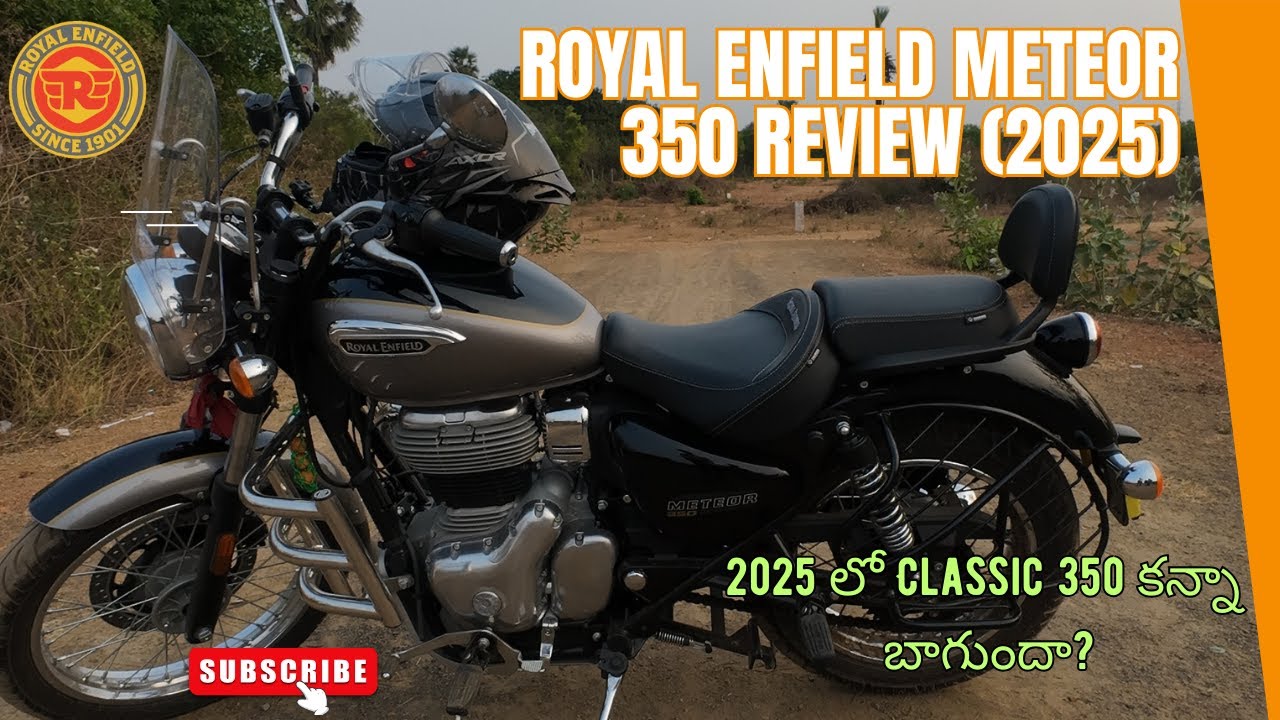 Royal Enfield Meteor 350 Telugu Review | Price, Mileage & Ride Experience! | Teja's Vault | తెలుగు