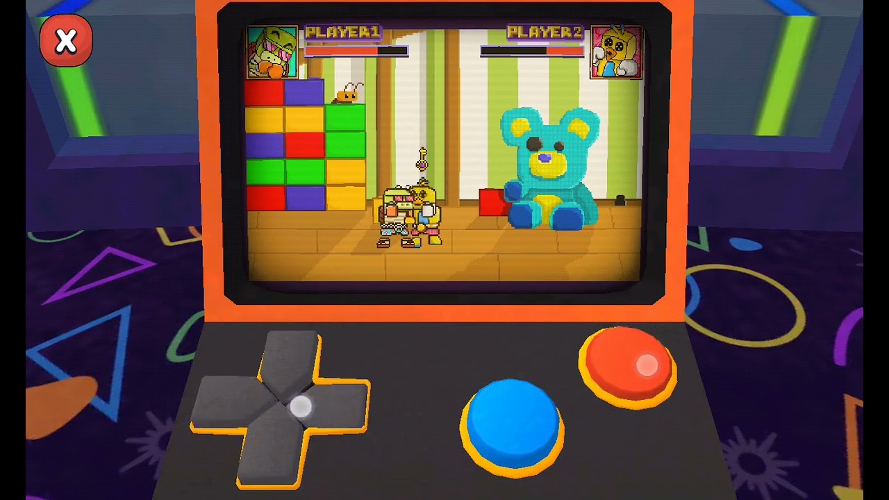 Viendo lo mini juegos 