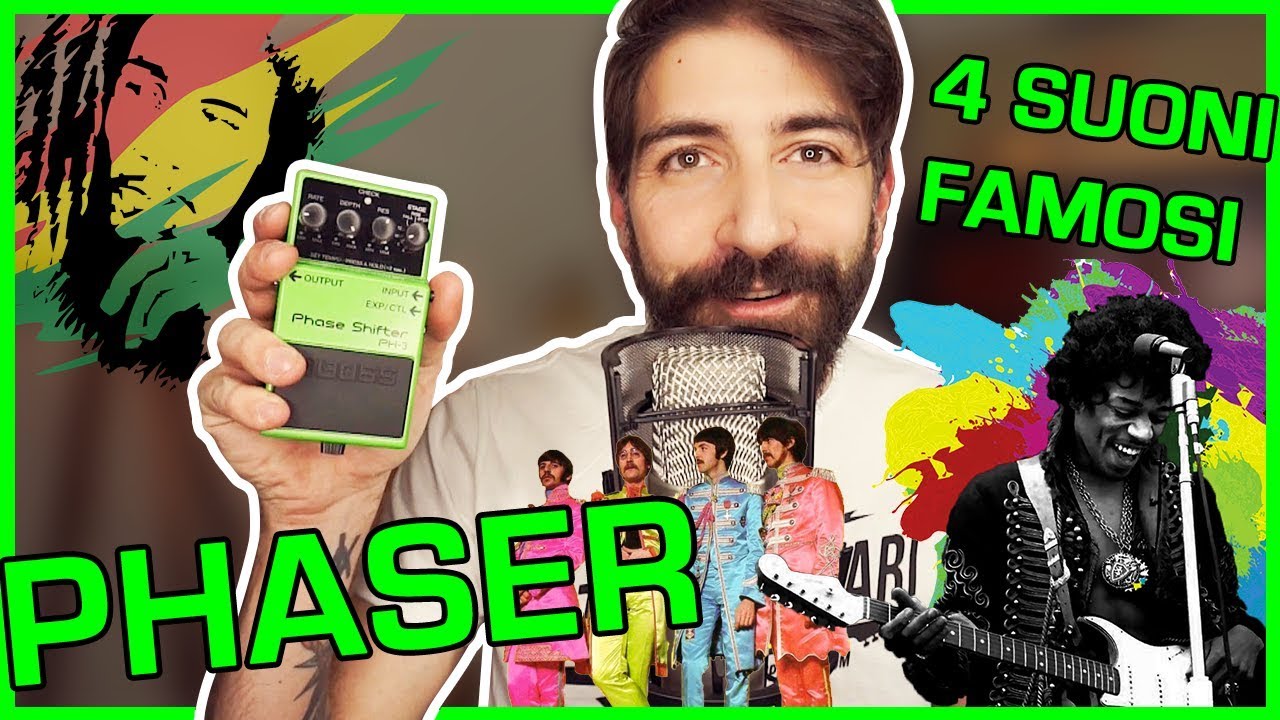 4 SUONI FAMOSI con l'aggiunta del PHASER: Jimi Hendrix, Bob Marley, Beatles | Effetti per Chitarra
