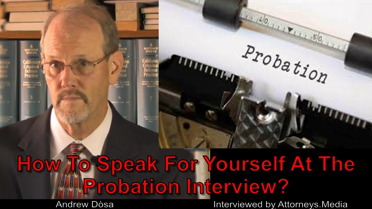 Alameda County Probation Interview Tips from a Criminal Attorney