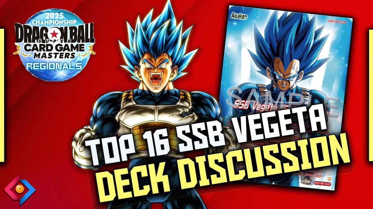 12th Place SSB Vegeta from the Mesquite Regional! | DBS MASTERS TCG DECK PROFILE + DISCUSSION