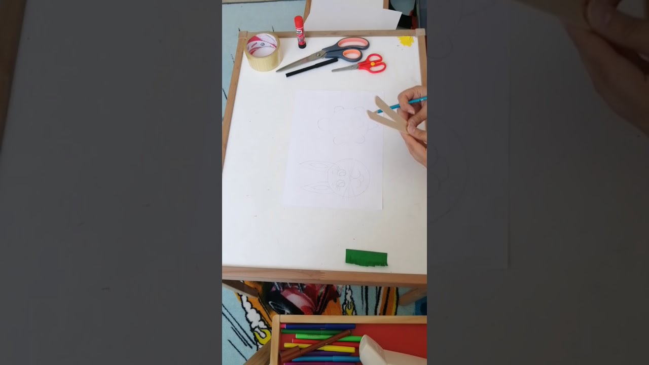 Dünya tiyatrolar günü çomak kukla yapıyoruz