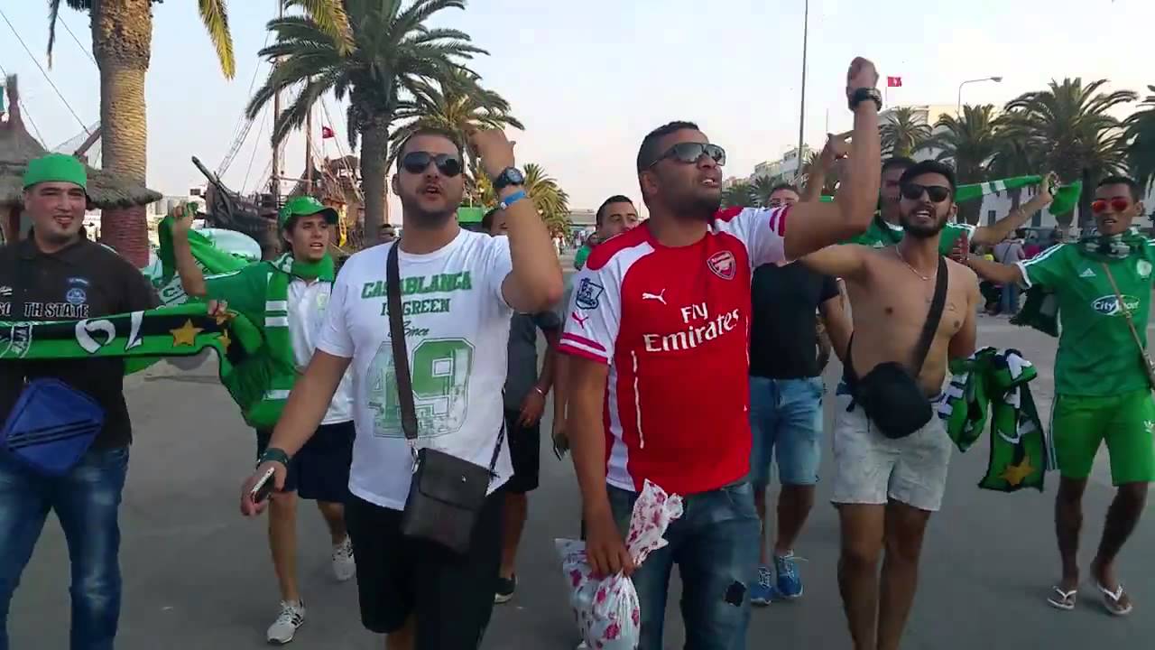 كلاش الجماهير الرجاوية و السواحلية - سقسيو ليبيا سليم رياحي فراخ شكون
