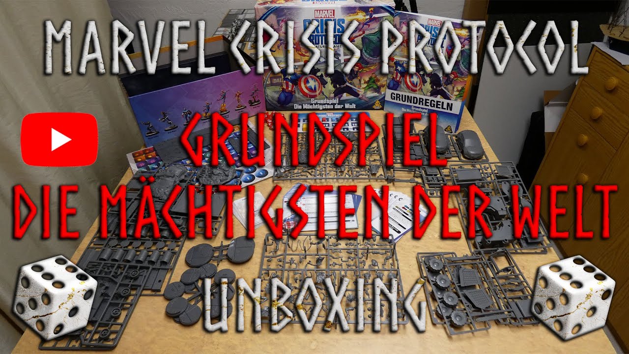 Marvel Crisis Protocol Unboxing - Grundspiel 