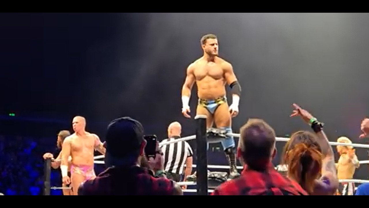 MJF/Kyle Fletcher/Mark Davis vs Robbie Eagles/Brody King/Hangman Page at AEW House Rules Brisbane