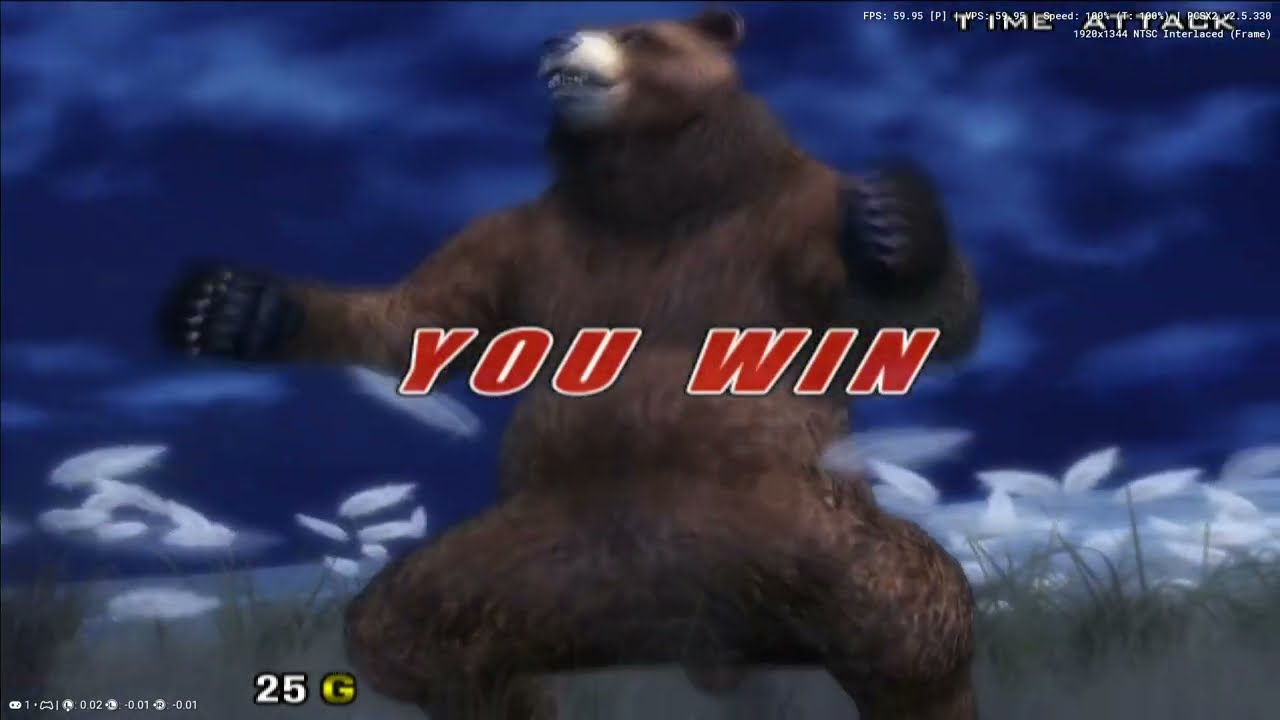 TEKKEN Time Attack Kuma 04:11:13