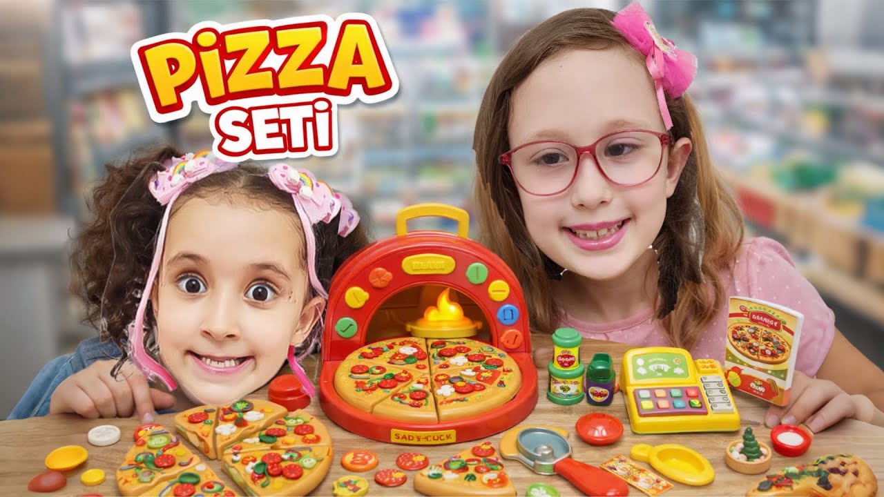 BAHAR VE BANU ALYAYA PİZZS SETİ ALDIM ÇOK BEĞENDİLER !! 