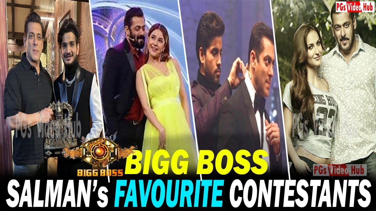 BIGG BOSS | SALMAN KHAN FAVOURITE CONTESTANTS OF ALL SEASONS #salmankhan #biggboss19 #shehnaazgill