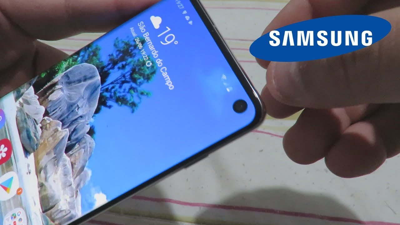 Samsung Galaxy S10 (apresentando o aparelho)