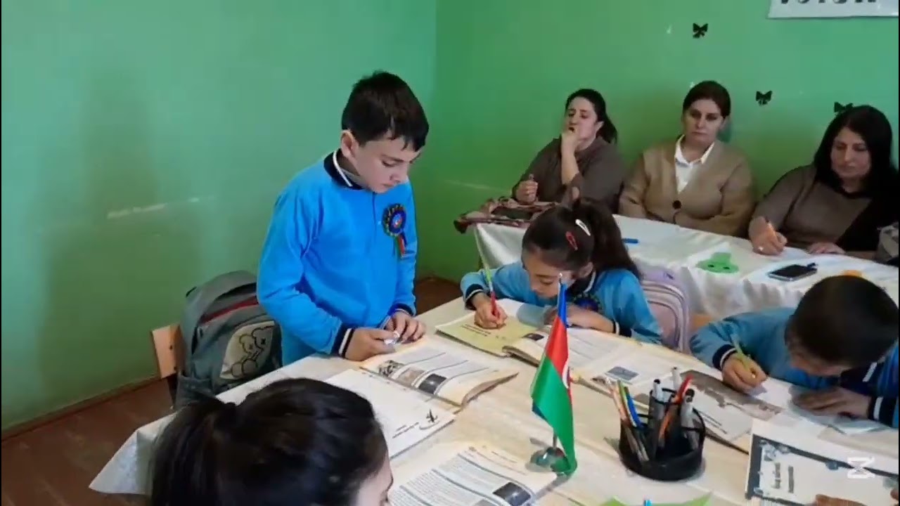 Açıq dərs. 4-cü sinif.