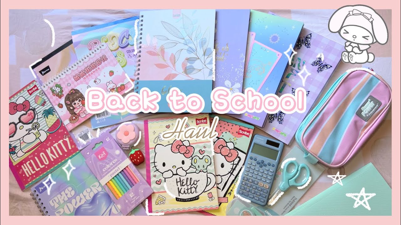 Back to School 🎀🪩 | Lo que compre para la escuela 🏫 ✧･ﾟ
